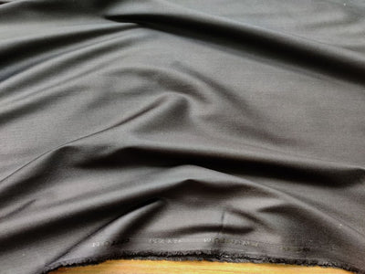 black-plain-tesla-premium-cotton-fabric