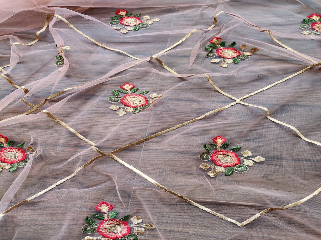 peach-golden-zari-embroidered-floral-motifs-net