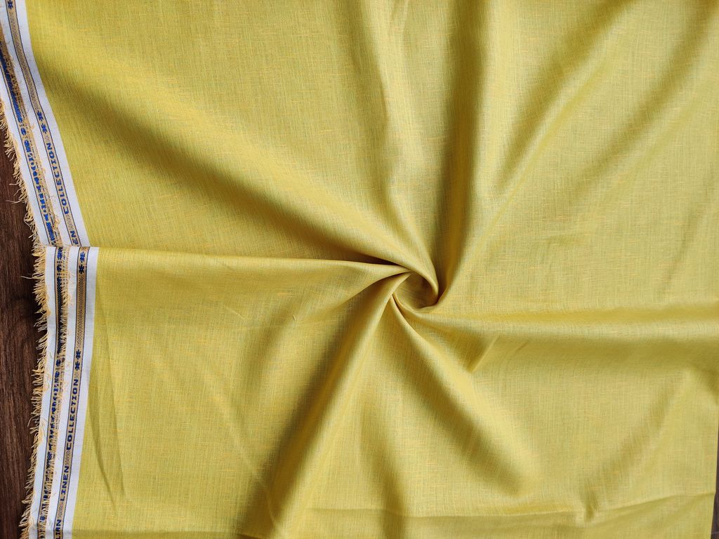 lemon-yellow-linen-fabric