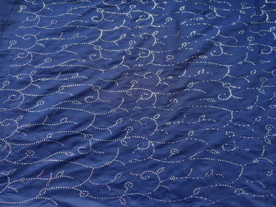navy-blue-silver-sequins-embroidered-chanderi-fabric