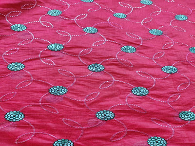 pink-thread-and-sequins-embroidered-chanderi-fabric