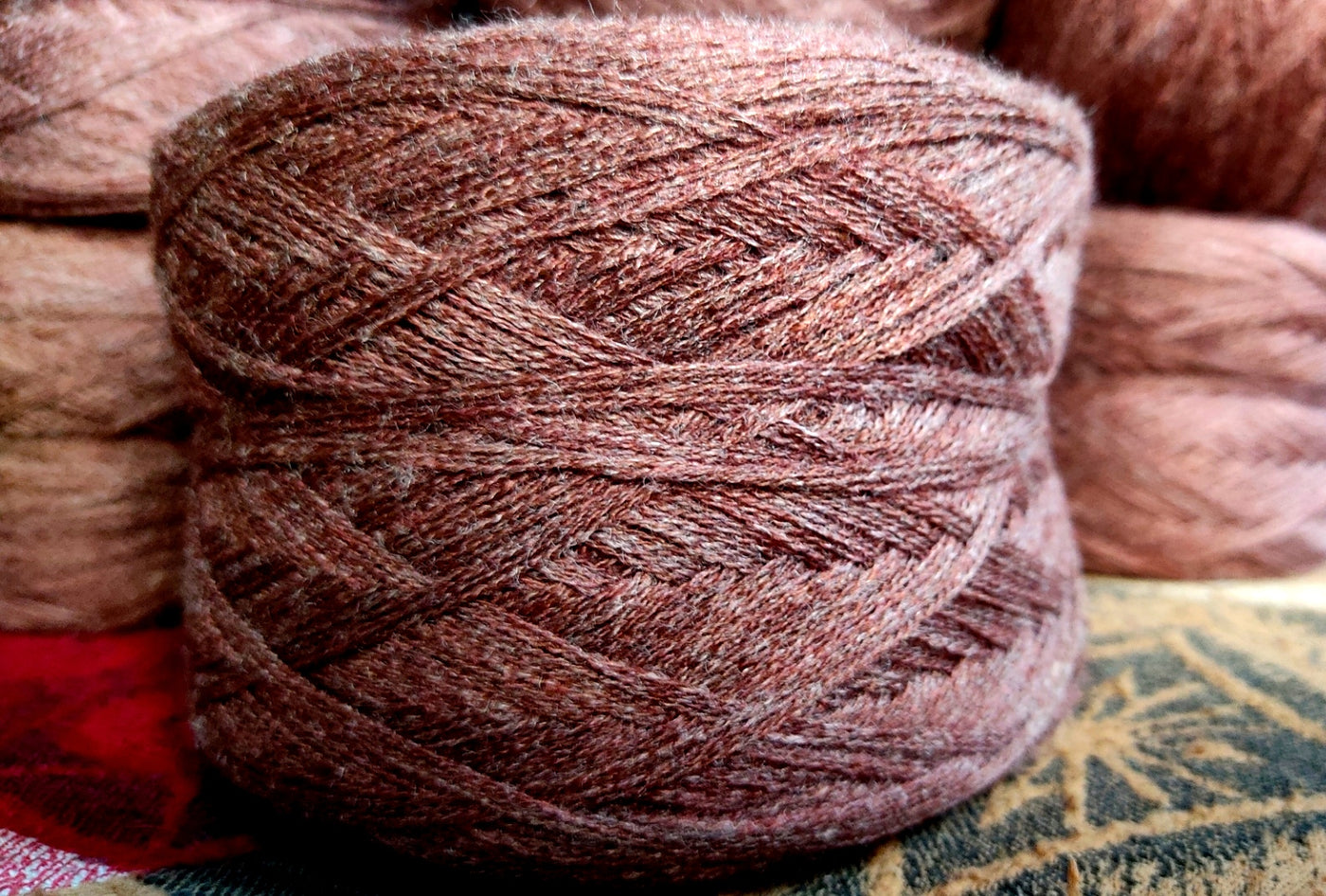 Pure Brown 4 Thread Wool