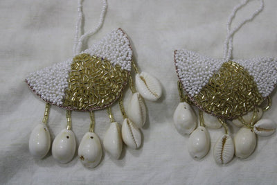 Golden & White Handwork Latkan