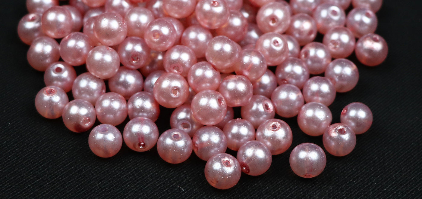 dark-pink-glass-pearl-beads