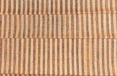 Cream & Brown Stripes Cotton Fabric