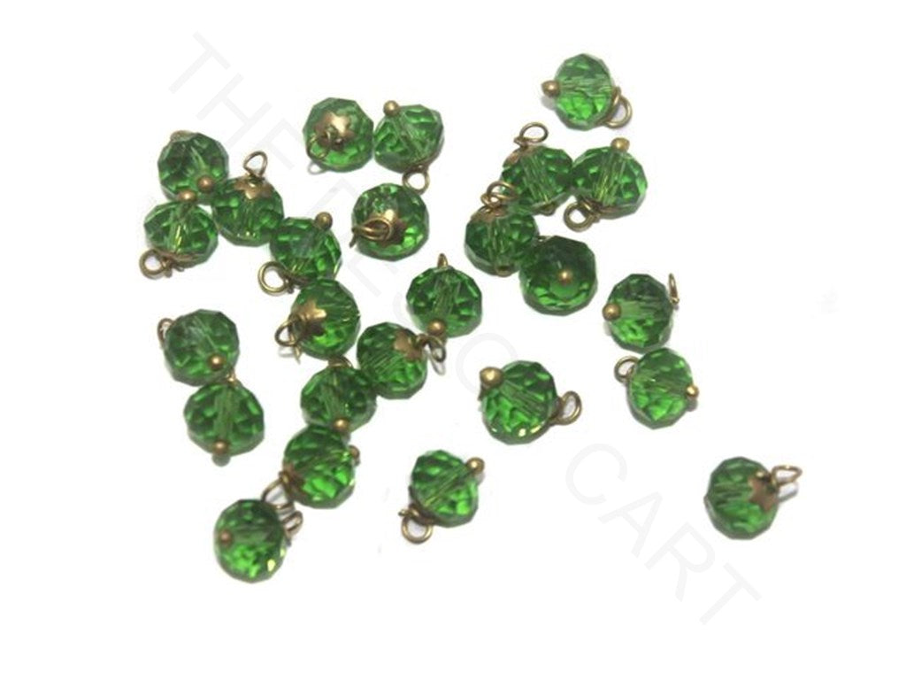 Transparent Green Loreal Beads | The Design Cart (3782741950498)