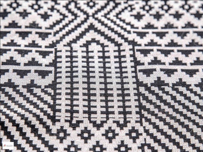 White Black Mixed Patterns Design Cotton Polyester Jacquard Fabric (1374836391970)