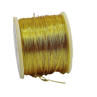 Golden Zari Metallic Threads