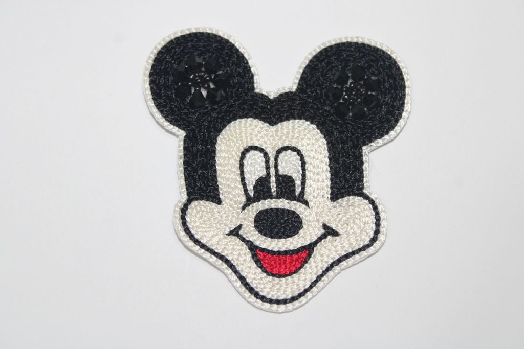 black-and-white-thread-work-mickey-mouse-patch