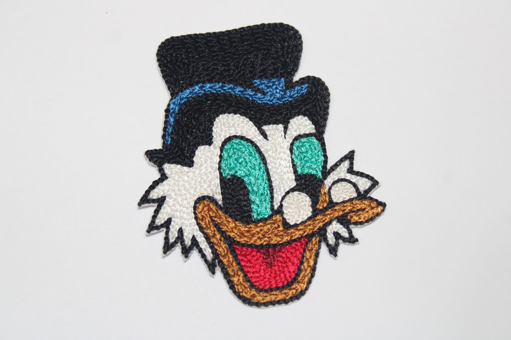 multicolour-thread-work-donald-duck-patch