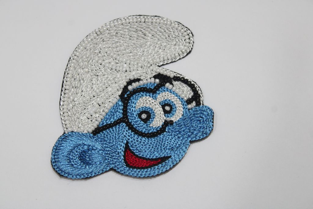 blue-white-threadwork-smurf-patch