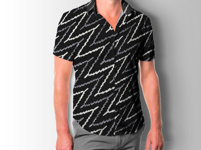 black-grey-chevron-printed-pure-cotton-fabric