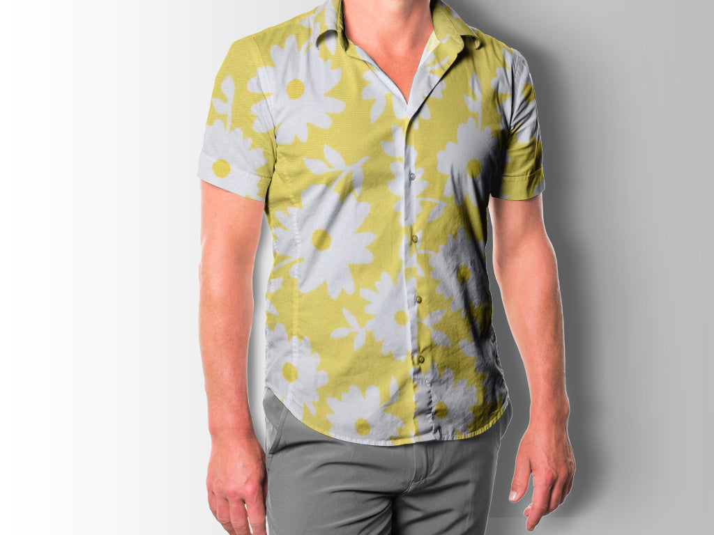 yellow-white-floral-printed-pure-cotton-rayon-fabric