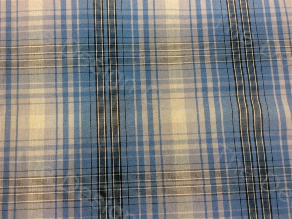 black-blue-white-stripes-design-mill-made-cotton-fabric