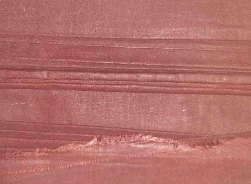 Rust Pink Matka Cotton Handloom Fabric