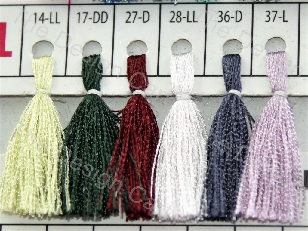 Multicolour Set 9 Silk Threads (405827715106)