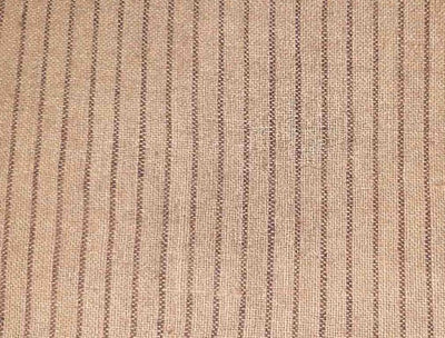 Brown Stripes Dyed  Cotton Fabric