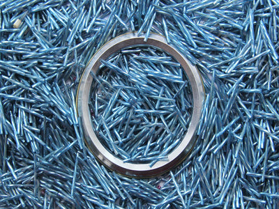 Aqua Blue Twisted Bugle / Pipe Glass Beads | The Design Cart (1557079490594)