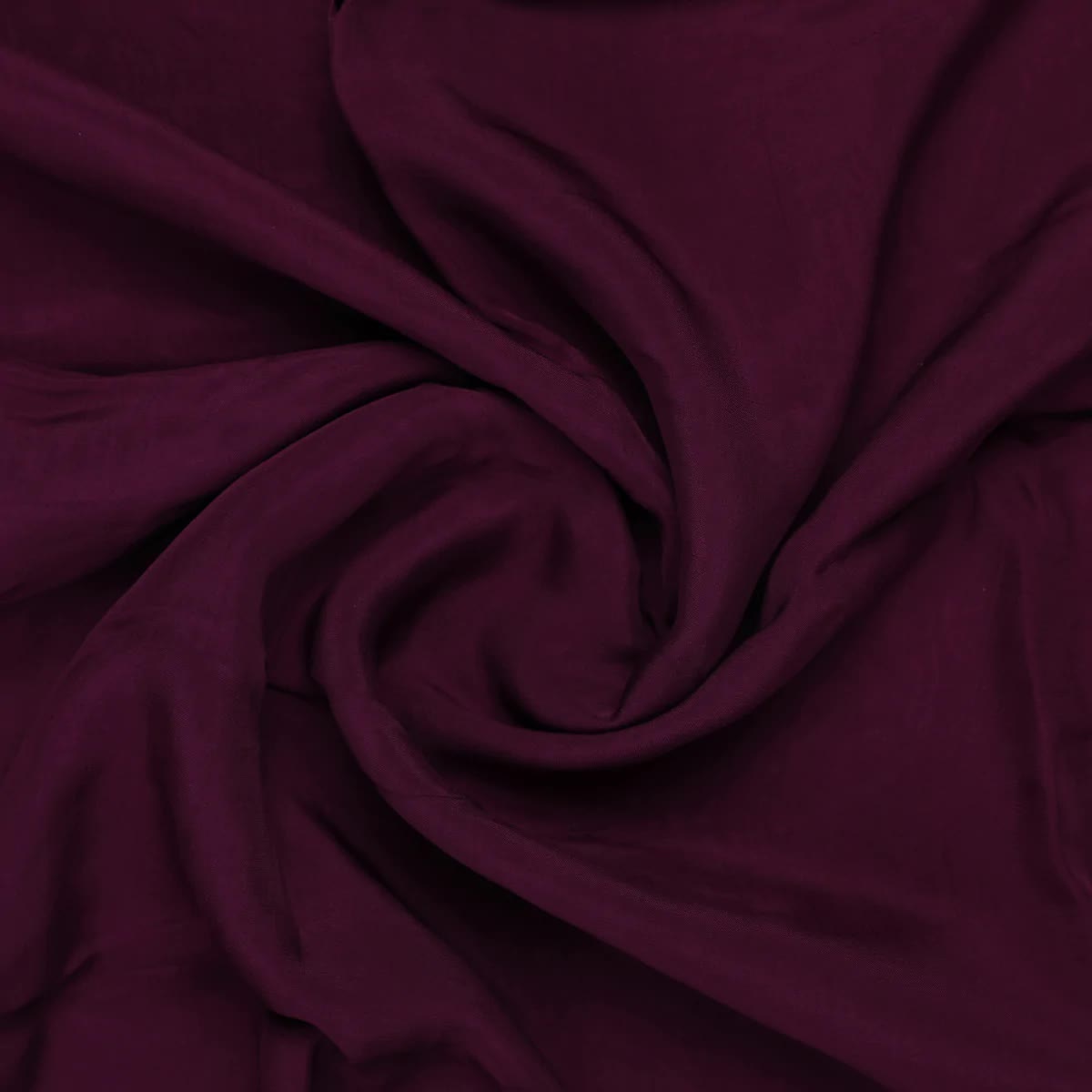 Wine Plain Viscose Organza Fabric