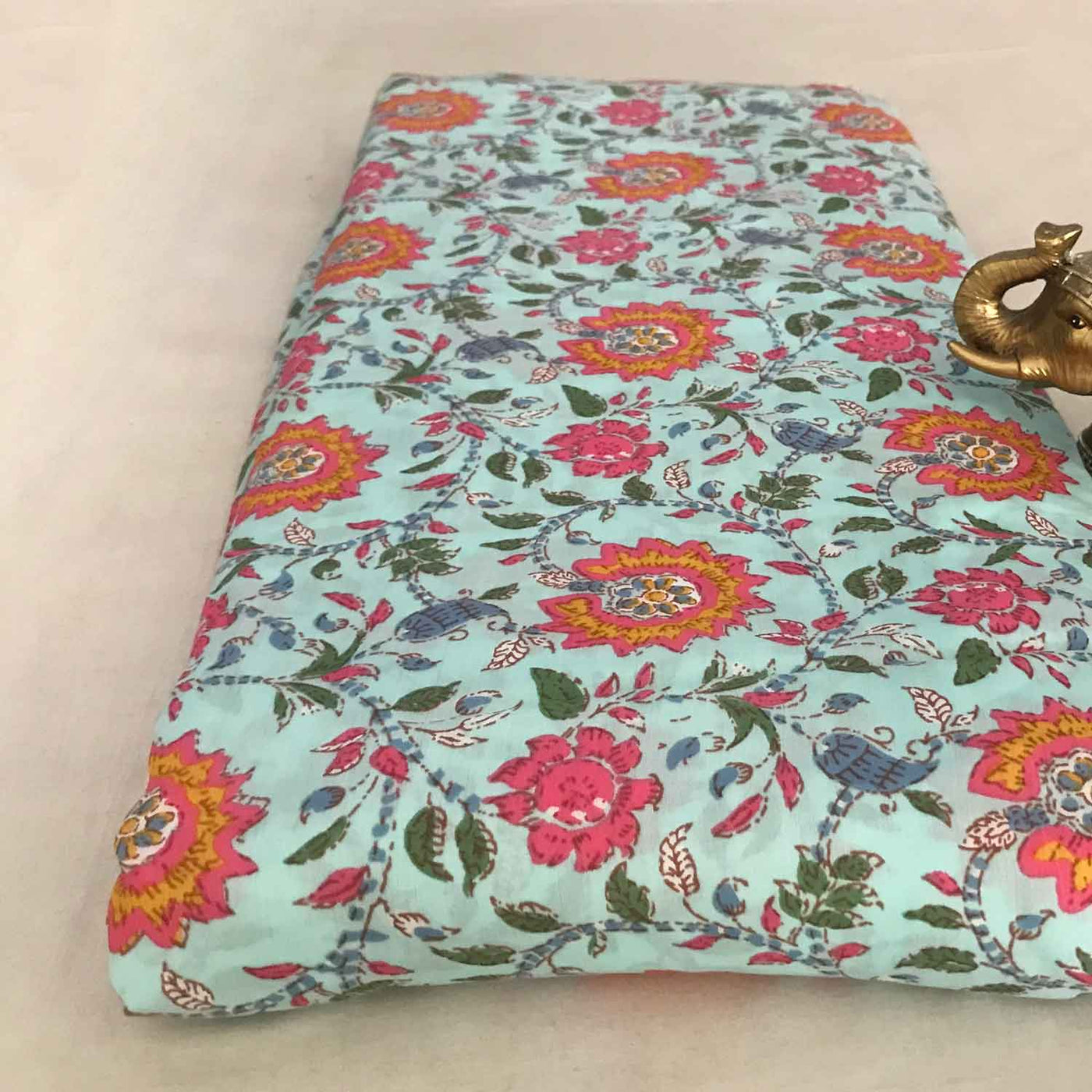 sea-blue-multicolour-flowers-viscose-muslin-fabric