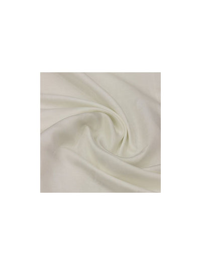 White Plain Dyeable Viscose Linen Satin Fabric