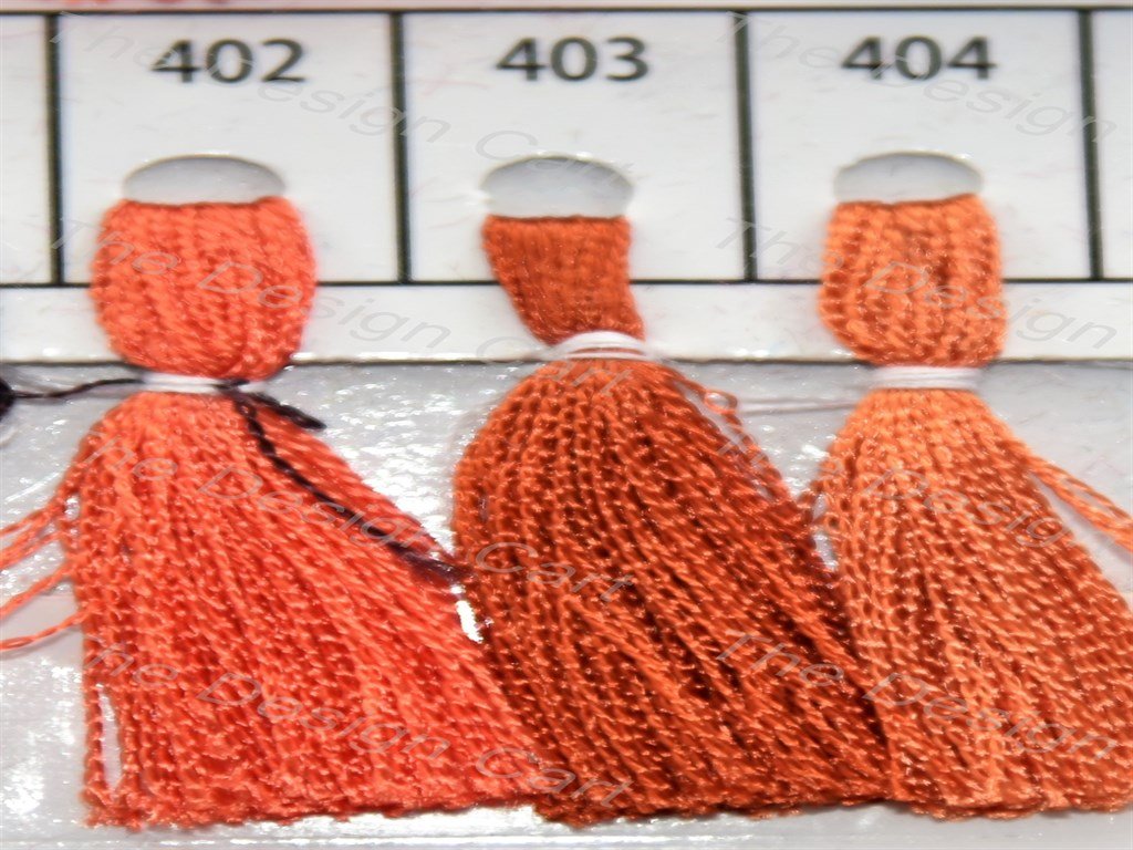 Coral Colour Set 1 Silk Threads (405828698146)