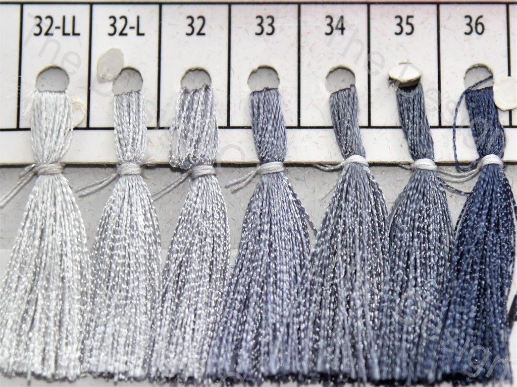 Gray Colour Set 1 Silk Threads (405829124130)