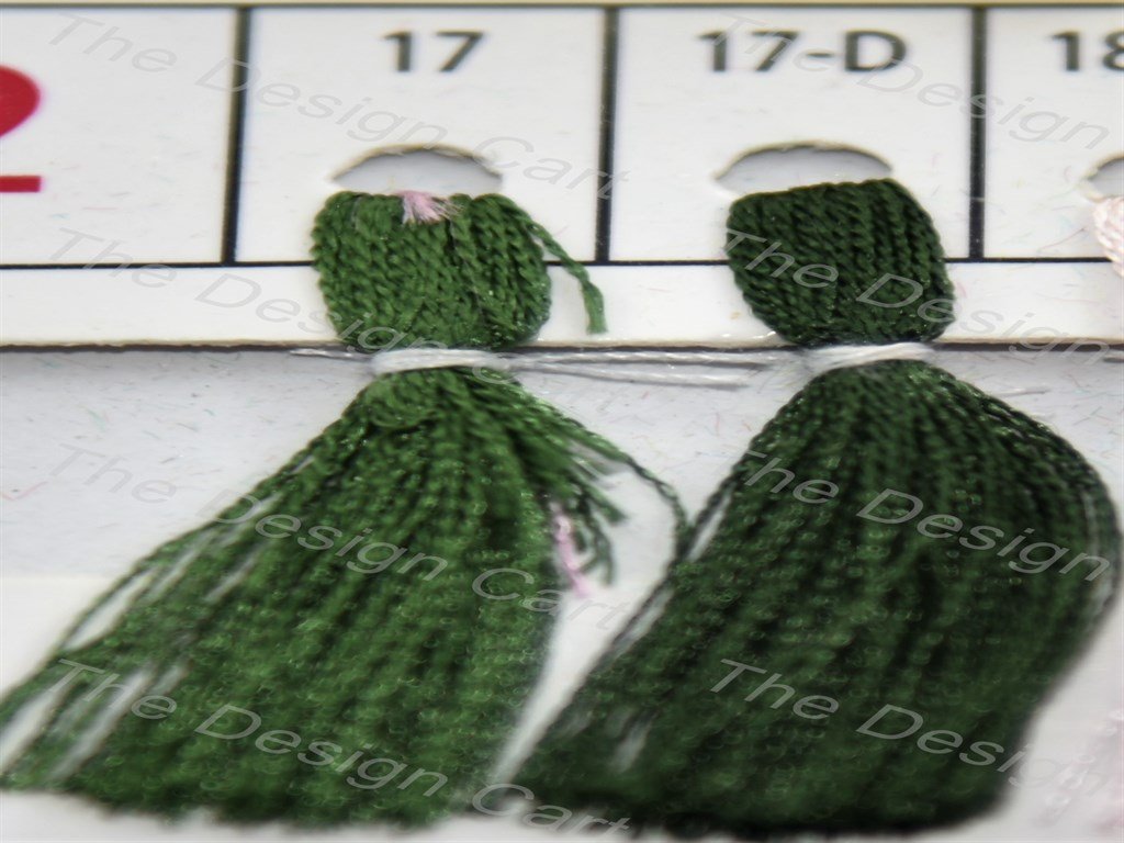 Green Colour Set 2 Silk Threads (405829713954)
