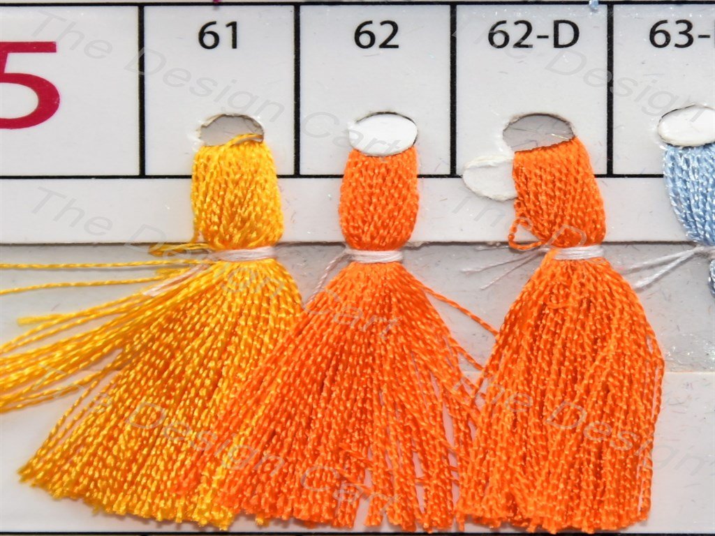 Orange Colour Set 1 Silk Threads (405830500386)