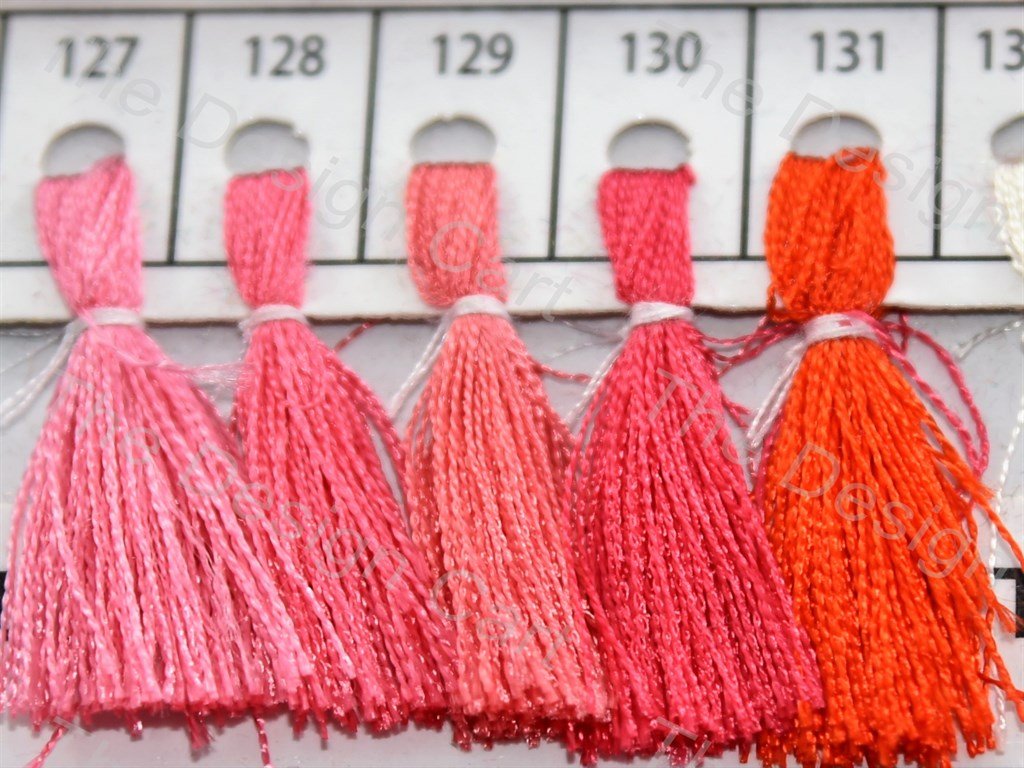 Pink Colour Set 2 Silk Threads (405830991906)