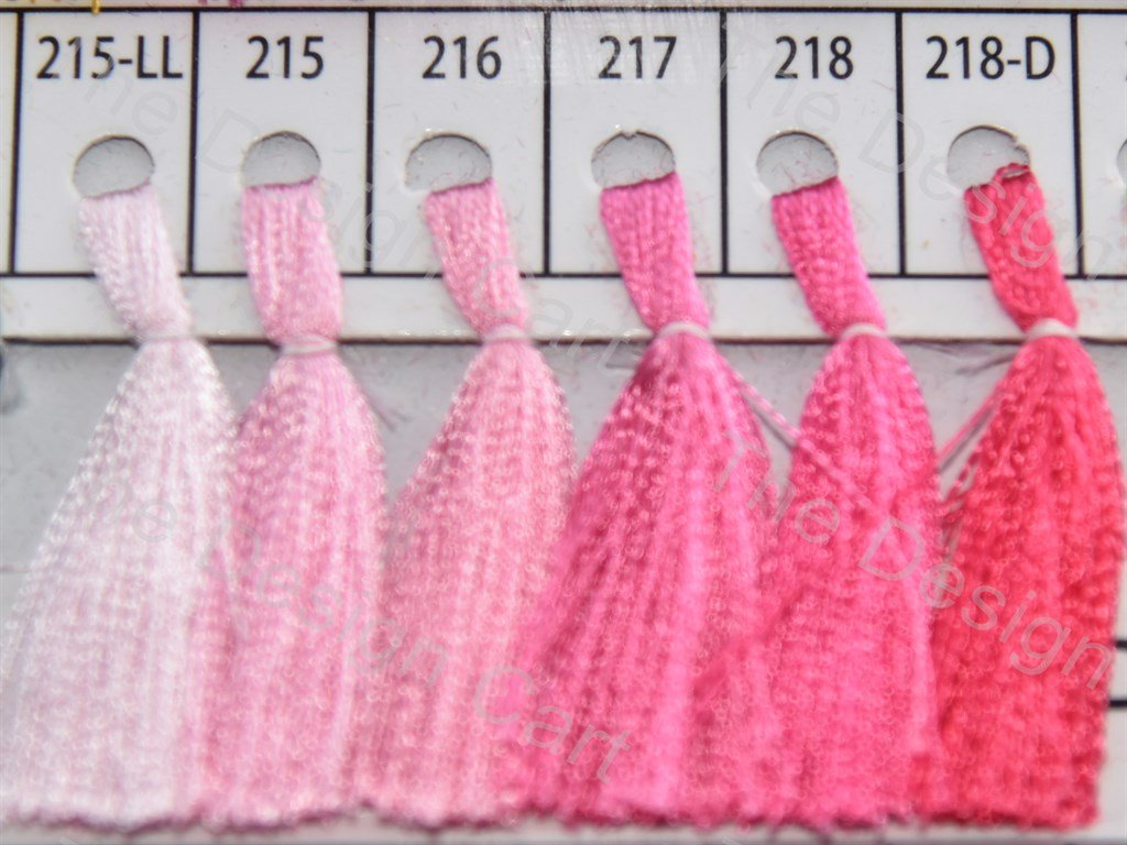 Pink Colour Set 7 Silk Threads (405831417890)