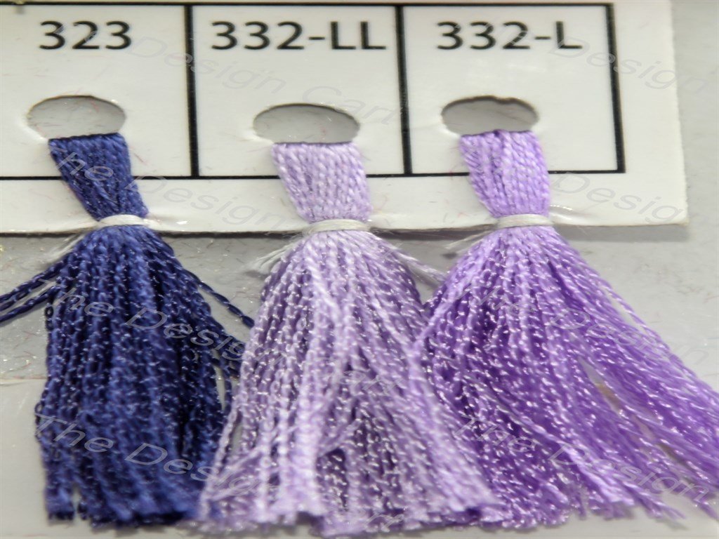 Purple Colour Set 4 Silk Threads (405831876642)