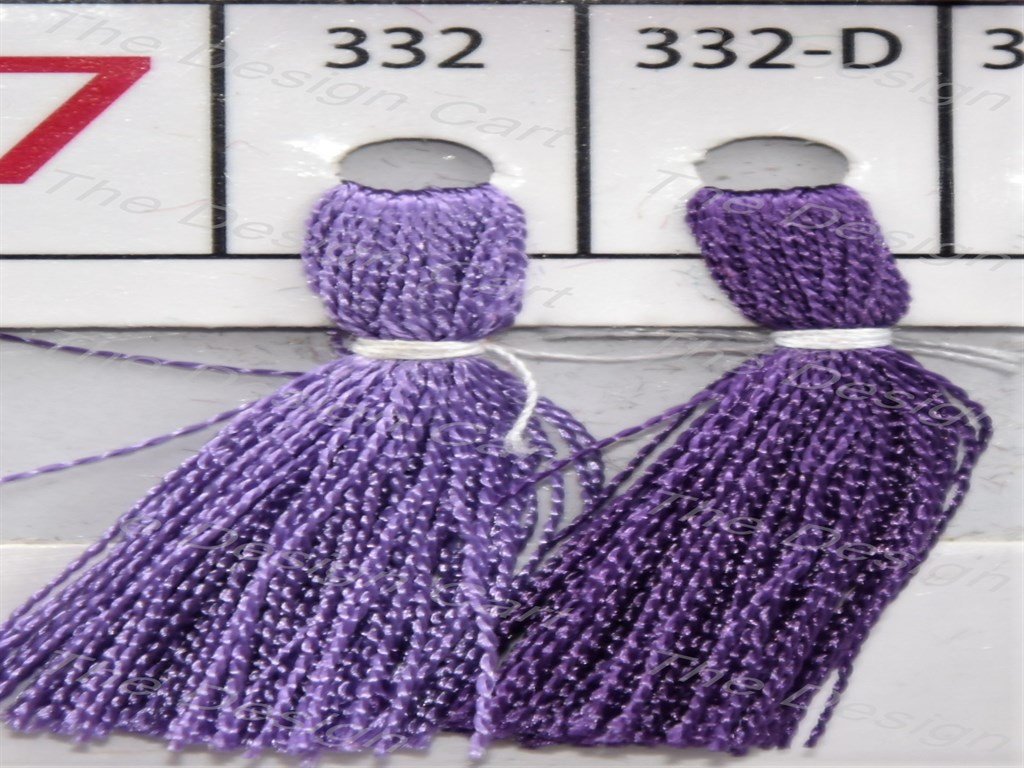 Purple Colour Set 5 Silk Threads (405831942178)