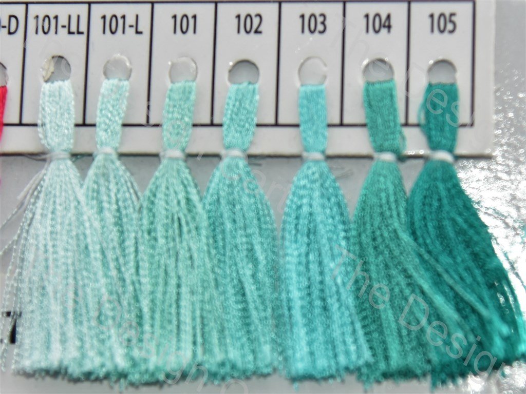 Teal Colour Set 1 Silk Threads (405832368162)
