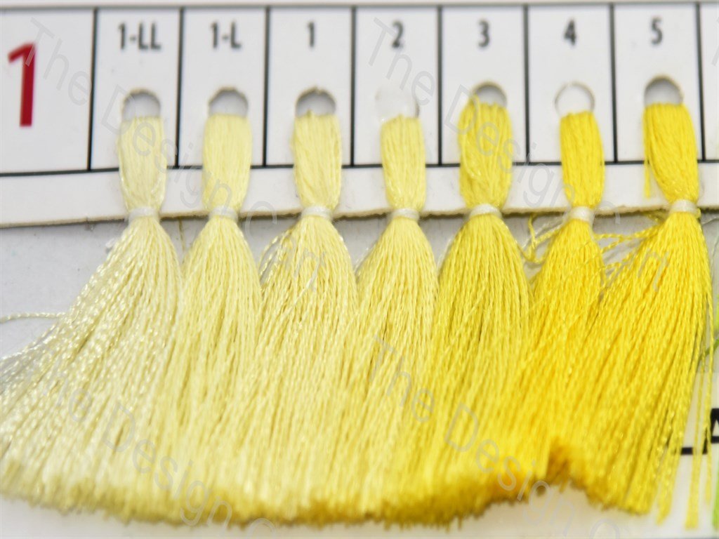 Yellow Colour Set 2 Silk Threads (405832794146)