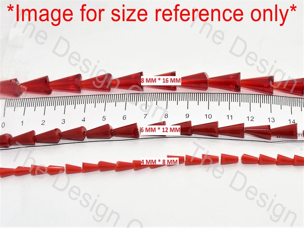 Dark Red Opaque Pencil Shaped - The Design Cart (11590773587)