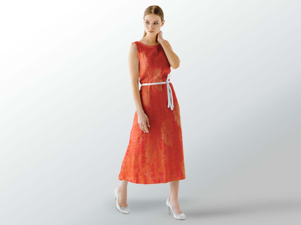orange-banarsi-silk-fabric-with-golden-butas-1