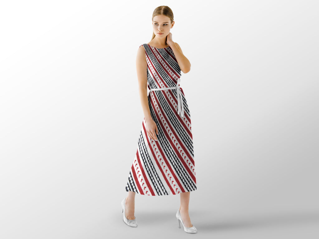 maroon-chevron-stripes-design-cotton-fabric