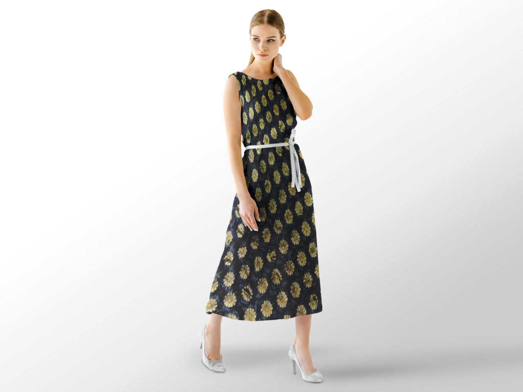 black-golden-weaved-georgette