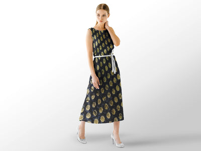 black-golden-weaved-georgette