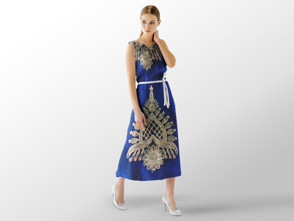 big-width-blue-taffeta-silk-with-golden-glitter-dori-motifs-allover