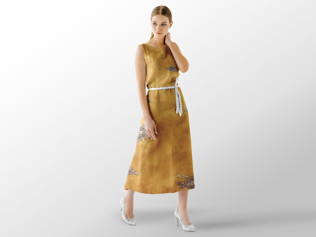 big-width-yellow-taffeta-silk-with-golden-floral-sequins-dori-work