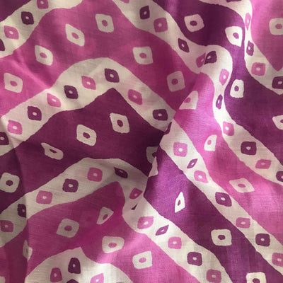 purple-violet-chevron-dots-viscose-muslin-fabric