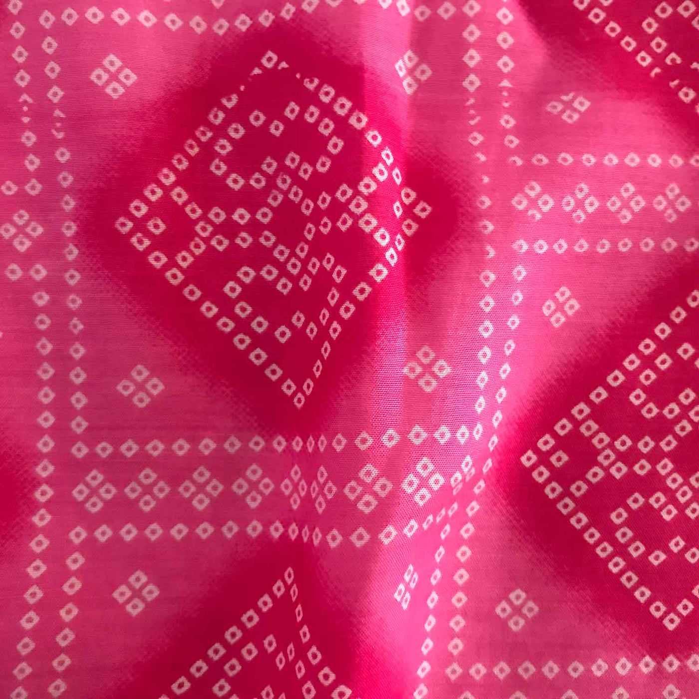 pink-and-white-square-dots-viscose-muslin-silk-fabric