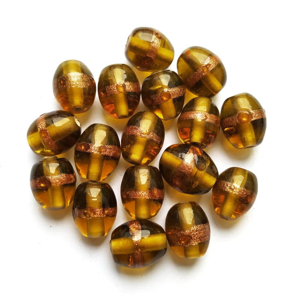 yellowish-green-glass-beads